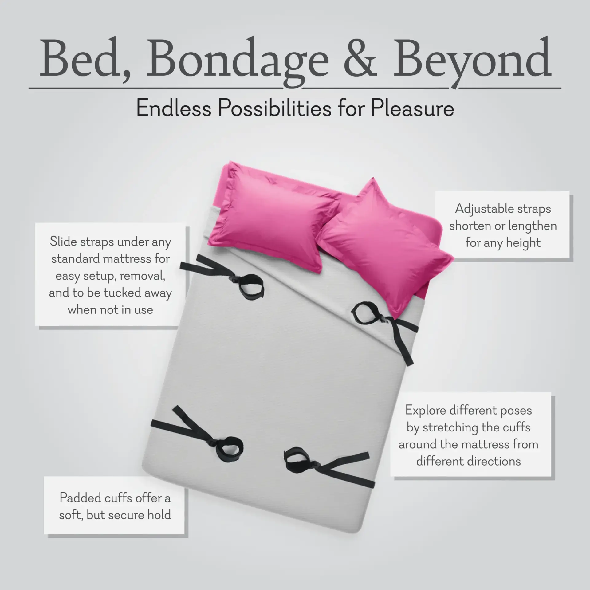 Bed, Bondage And Beyond | Pure Romance By Trish