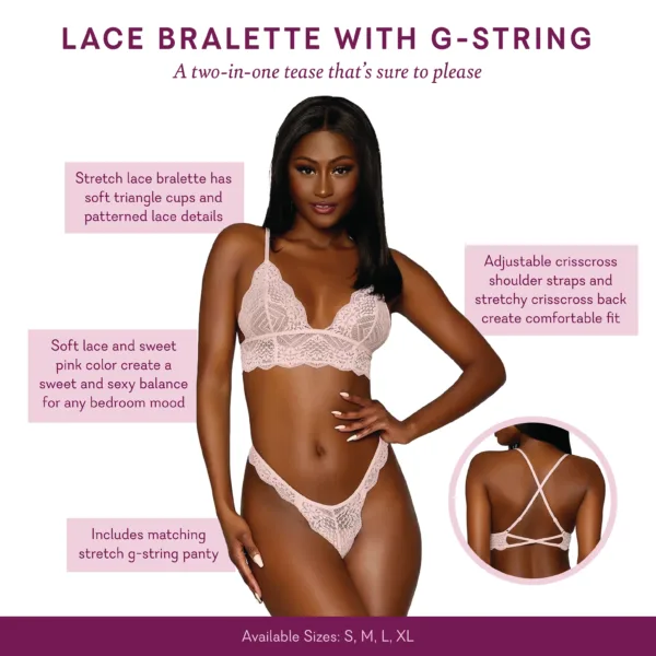 Lace Bralette G-String