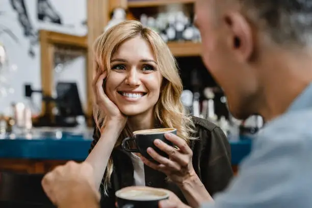 Man Flirting With Woman
