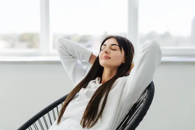 total-relaxation Woman