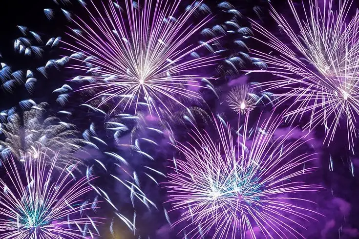 Purple Fireworks v2